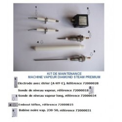 kit de maintenance diamond steam prémium : machine à vapeur