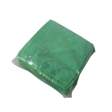 Microfibres vertes 80/20 sachet de 5   microfibres auto