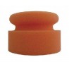 Mousse de lustrage manuelle orange forme champignon