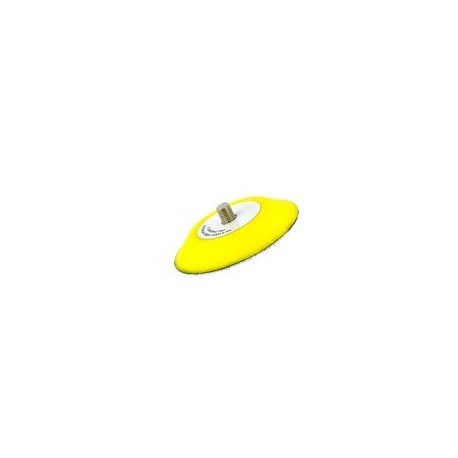 Plateau jaune  mm avec axe tige  mm  pour la rnovation des optiques de phares