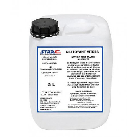 Auto Finesse Crystal Glass Cleaner - Nettoyant Vitres Voiture Sans Traces 500ml - Intérieur Extérieur - Fabriqué Au Royaume-Uni