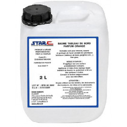 DASHBOARD CLEANER - Baume tableau de bord orange : produit d'entretien voiture