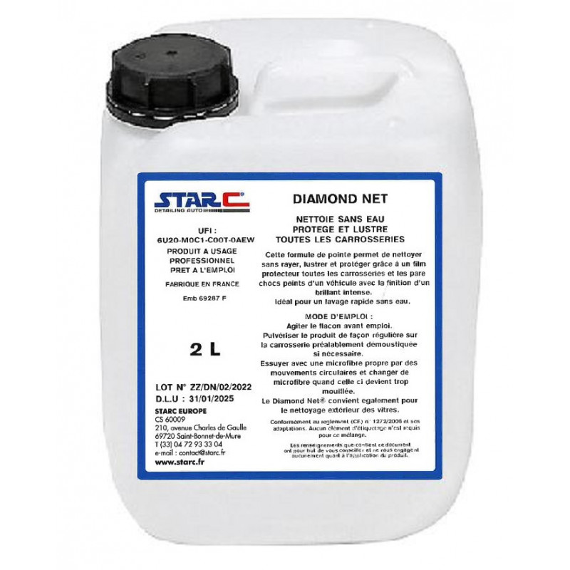 DIAMOND NET :  nettoie, fait briller et protège votre carrosserie