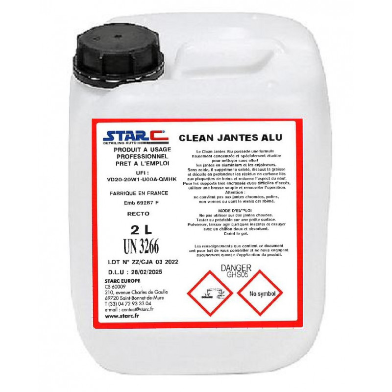 Clean jantes alu 500 ml : nettoyant jantes