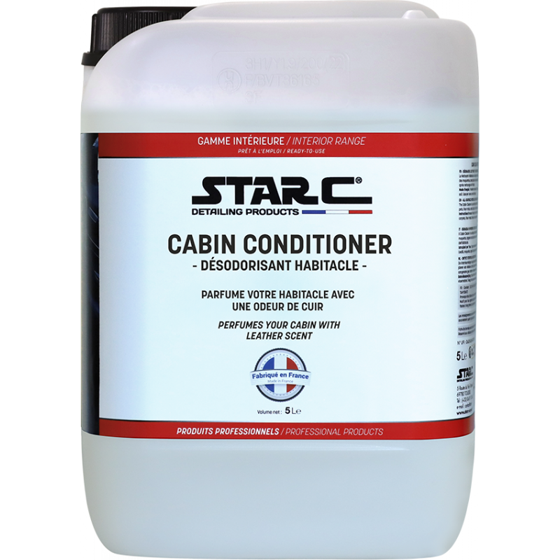 CABIN CONDITIONER - Désodorisant habitacle parfum cuir : désodorisant auto